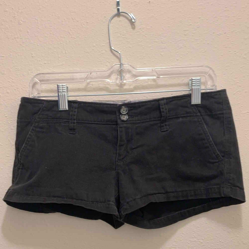 American Eagle Stretch black shorts size 2